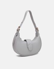 r1246 sarya özel kilit mekanizmalı kadın omuz çantası gri 2