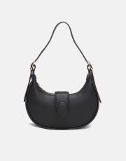 r1246 sarya özel kilit mekanizmalı kadın omuz çantası siyah