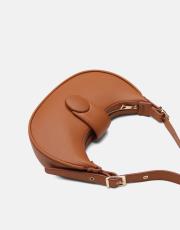 r1246 sarya özel kilit mekanizmalı kadın omuz çantası taba 3