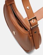 r1246 sarya özel kilit mekanizmalı kadın omuz çantası taba 4