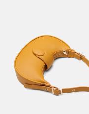 r1246 sarya özel kilit mekanizmalı kadın omuz çantası hardal 3