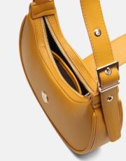 r1246 sarya özel kilit mekanizmalı kadın omuz çantası hardal 4