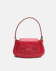 r1279 velma toka detaylı uzun askılı el çantası kırmızı