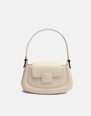 r1279 velma toka detaylı uzun askılı el çantası krem