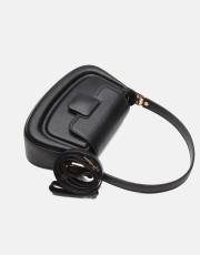 r1279 velma toka detaylı uzun askılı el çantası siyah 3