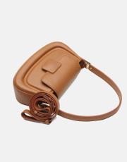 r1279 velma toka detaylı uzun askılı el çantası taba 3