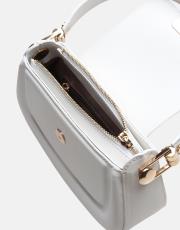 r1279 velma toka detaylı uzun askılı el çantası beyaz 4