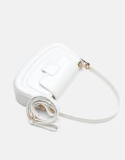 r1279-1 dafne toka detaylı uzun askılı el çantası beyaz 3