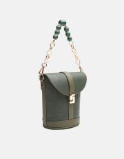 r1280 aventra zincir askılı kova çanta haki 2