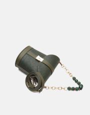 r1280 aventra zincir askılı kova çanta haki 3