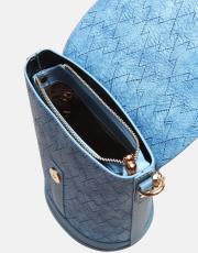 r1280 aventra zincir askılı kova çanta mavi 4