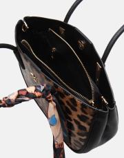 r1267 nisa eşarplı kadın çantası leopar 4