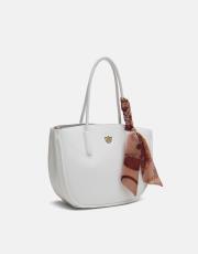 r1267 nisa eşarplı kadın çantası beyaz 2