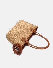 r1282 nimra hasır kadın çantası taba 3