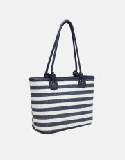 r1282-1 lorin hasır kadın çantası lacivert 2