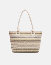 r1282-1 lorin hasır kadın çantası krem-a