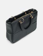 r1104 nira linear hatlı çanta siyah 2