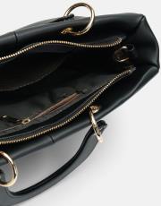 r1104 nira linear hatlı çanta siyah 4