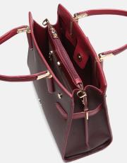 r1276 crimsona kadın çantası bordo 4