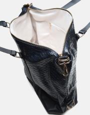 r1264 nova quilted kadın çantası lacivert 4