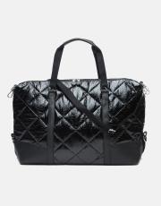 r1264 nova quilted kadın çantası siyah rugan