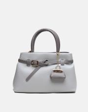 r1303 noir elegance tote kadın çantası gri