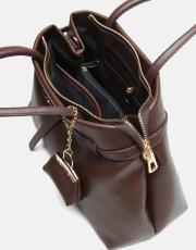 r1303 noir elegance tote kadın çantası kahve 4