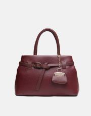 r1303 noir elegance tote kadın çantası bordo