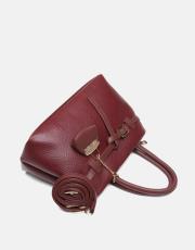 r1303 noir elegance tote kadın çantası bordo 3