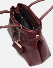 r1303 noir elegance tote kadın çantası bordo 4