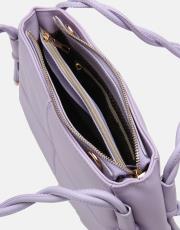 r1128 iris örgü saplı kadın çantası lila 4