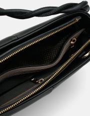 r1128 iris örgü saplı kadın çantası siyah 4