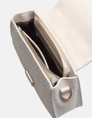 r1130 flora özel tasarım kilitli kadın çantası krem 4