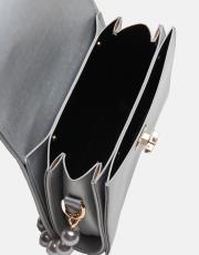 r1031 wanda kapitone desenli inci saplı kadın çantası gümüş 5