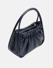 r1063 brenda büzgü detaylı çanta lacivert 2