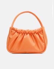 r1063 brenda büzgü detaylı çanta turuncu