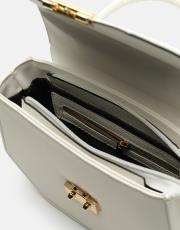 r0969 zakha kilit aksesuarlı kadın çantası beyaz 4