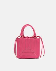 r1036 ohio büzgü ağızlı kadın çantası fuşya