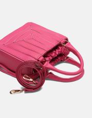 r1036 ohio büzgü ağızlı kadın çantası fuşya 3