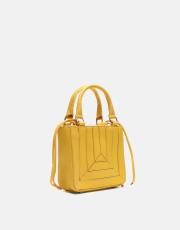 r1036 ohio büzgü ağızlı kadın çantası sarı 2