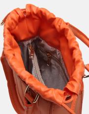 r1036 ohio büzgü ağızlı kadın çantası turuncu 4