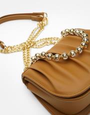 r1110 katty büzgülü hatlara sahip inci saplı deri kadın çanta taba 3