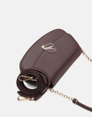 r1184 litva kapaklı kadın çantas kahve 3