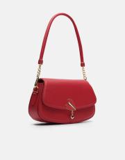 r1184 litva kapaklı kadın çantas kırmızı 2