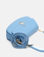 r1184 litva kapaklı kadın çantas mavi 3