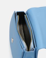 r1184 litva kapaklı kadın çantas mavi 4