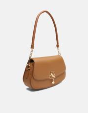 r1184 litva kapaklı kadın çantas taba 2