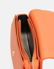 r1184 litva kapaklı kadın çantas turuncu 4