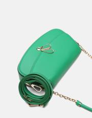 r1184 litva kapaklı kadın çantas yeşil 3