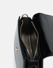 r1184 litva kapaklı kadın çantas siyah-b 4